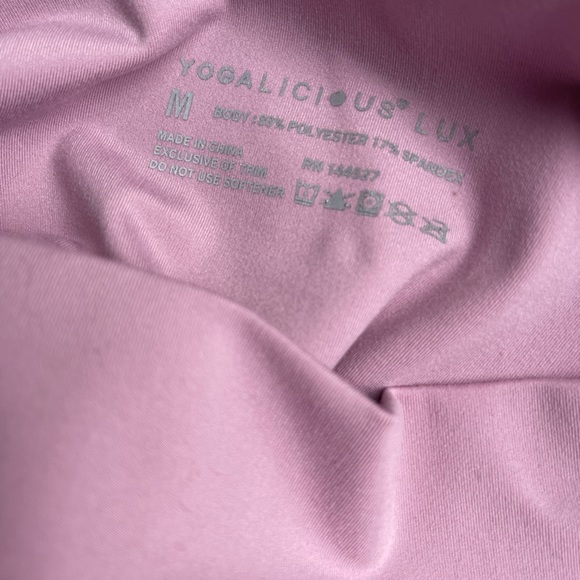 YOGALUCIOUS Nude Tech High Waist 7/8 Ankle Legging - Picture 2 of 5